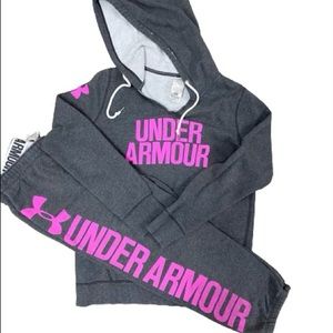 UNDER ARMOUR COLD GEAR SWEATSUIT TOP S PANT XS